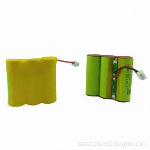 Lithium-ion batteries, 10.8V/2,200mAh battery pack